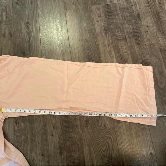 Rewash Luna boardwalk Linen wide leg pants hi rise smocked elastic waist large - Picture 15 of 16